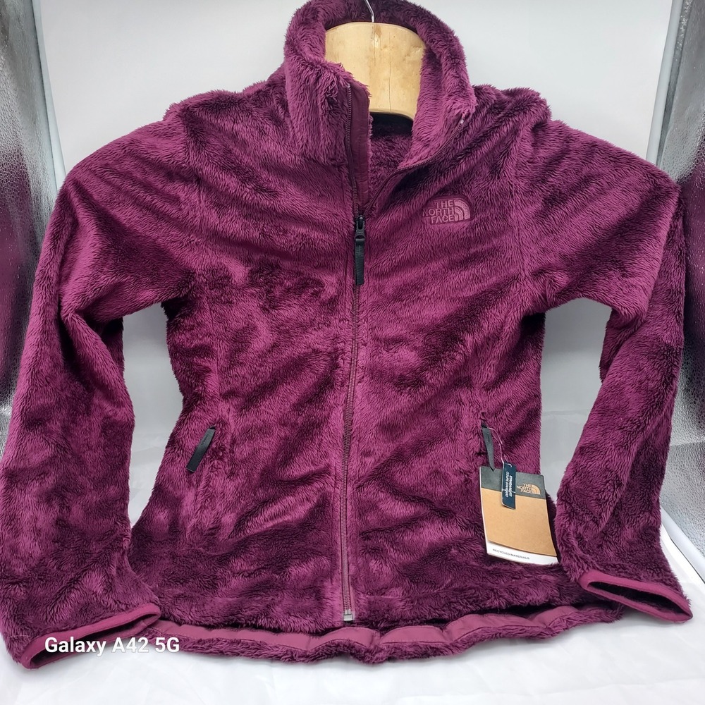 The North Face Osito Fleece Jacket Womens XS Boysenberry Purple NF0A7UQ Full Zip